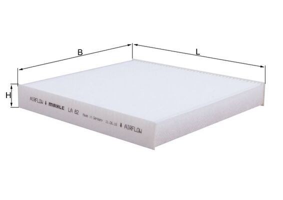 MAHLE Kupéfilter LA 82 MAHLE LA 82 pollenfilter FIAT BRAVA