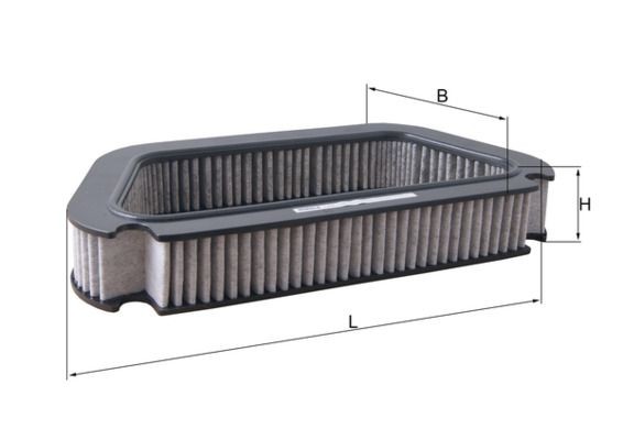 MAHLE Kupefilter LAK 176 MAHLE LAK 176 Kupefilter Golf 3 originale pris