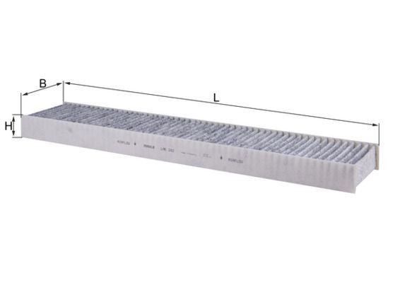 MAHLE Filter vnútorného priestoru LAK 242 MAHLE LAK242 Peľový filter Ford Mondeo mk3 Sedan cena