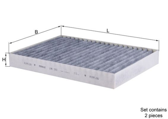 MAHLE Filtre d'habitacle LAK 292/S MAHLE LAK 292/S Filtre d'habitacle LAND ROVER DISCOVERY coût