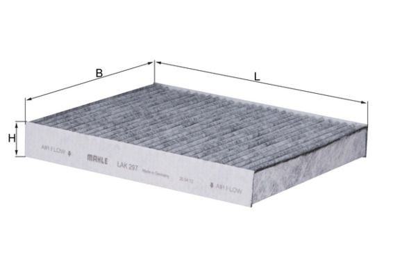 MAHLE Filtrs, Salona telpas gaiss LAK 297 MAHLE LAK 297 Filtri FERRARI F12 Berlinetta 2023