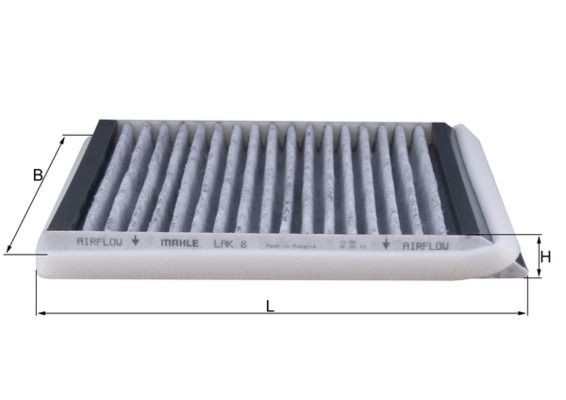 MAHLE Pollen filter LAK 8 Citroën N2 Cabin filter LAK 8 MAHLE