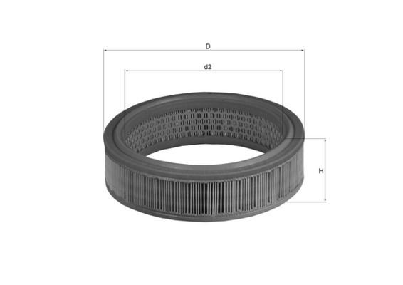 MAHLE Air filter LX 158 MAHLE LX 158 Piaggio Porter Platform air filter cost