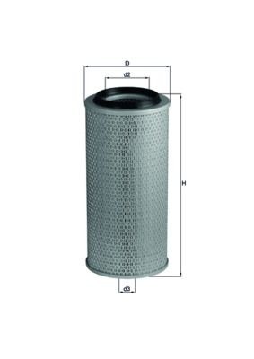 MAHLE Luftfilter LX 236 MAHLE LX 236 Luftfilter VOLVO 164 hva koster