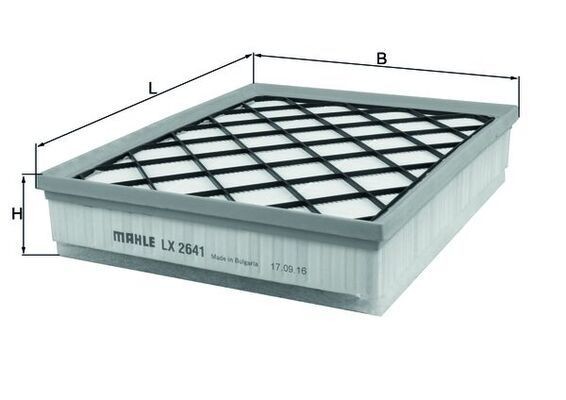 MAHLE Õhufilter LX 2641 MAHLE LX 2641 Õhufilter Opel CAMPO odav