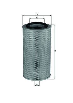MAHLE Filtro aria LX 265 LX 265 Filtro aria MAHLE MERCEDES-BENZ GLK costo