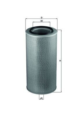 MAHLE Luftfilter LX 271 MAHLE LX 271 Luftfilter RENAULT TALIANT original