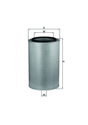 MAHLE Luftfilter LX 273 Byta Luftfilter VOLVO EX40 pris MAHLE LX 273