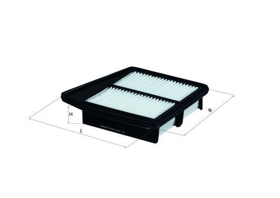 MAHLE Luchtfilter LX 2835 Luchtfilters MAHLE CONCERTO LX 2835 goedkoop