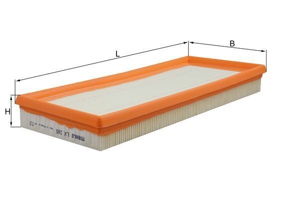MAHLE Luftfilter LX 285 MAHLE LX 285 Luftfilter Rekord P2 Kombi original