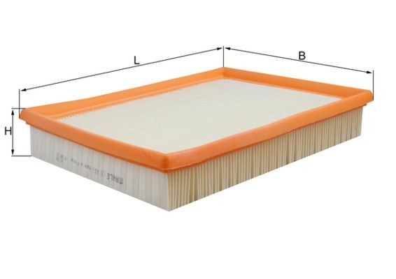 MAHLE Luftfilter LX 443 Filtrere Volvo 740 Stasjonsvogn: Luftfilter MAHLE LX 443