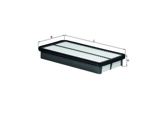 MAHLE Luftfilter LX 809 MAHLE LX 809 Luftfilter