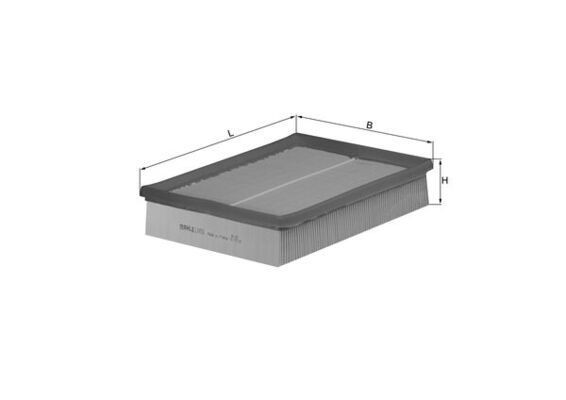 Luftfilter MAHLE LX 856 MAHLE LX 856 Luftfilter FIAT MULTIPLA 2004