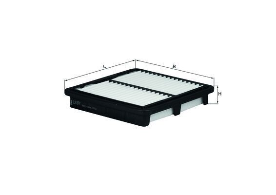 Filtro de ar MAHLE LX 877 MAHLE LX 877: Filtro de ar Chevy SPARK 2015