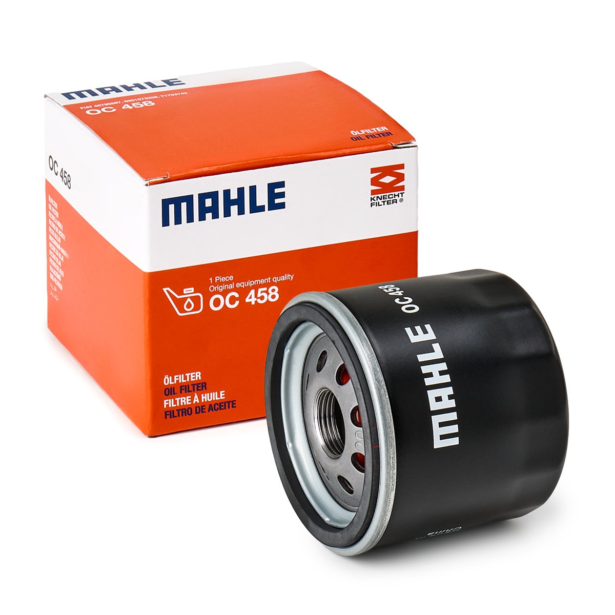 Eļļas filtrs MAHLE OC 458 MAHLE OC 458: Eļļas filtri Alfa Romeo 147 2007