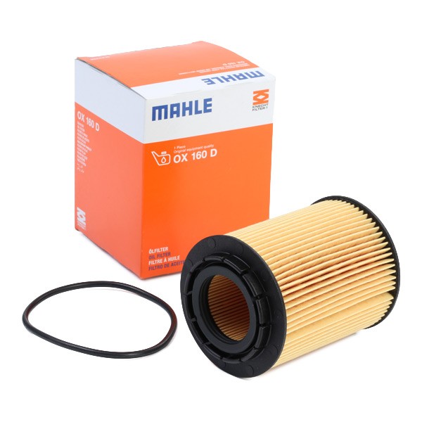Oliefilter MAHLE OX 160D MAHLE OX 160D: Oliefilter Volkswagen PHAETON 2005