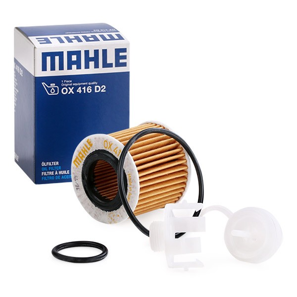 Oliefilter MAHLE OX 416D2 MAHLE OX 416D2 Motorolie filter DAIHATSU MATERIA 2014