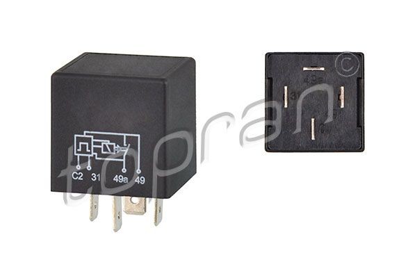 TOPRAN Hazard Lights Relay 103 629 TOPRAN 103 629 CADILLAC Seville IV indicator relay replacement