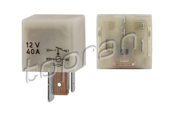 Relé, sistema de pré-aquecimento TOPRAN 107 258 TOPRAN 107 258 Relé sistema de pré-aquecimento SEAT LEON 2001