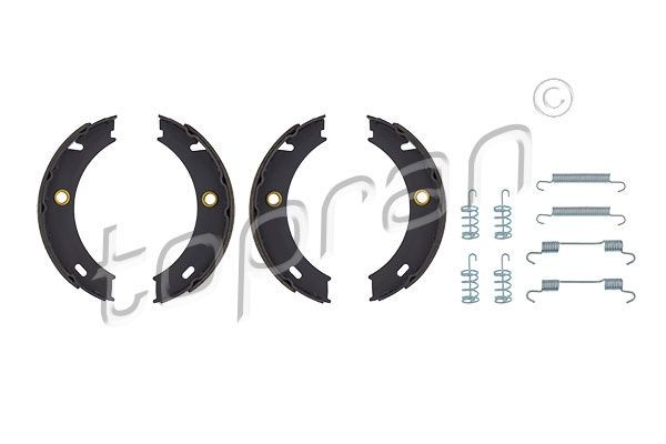 TOPRAN Jogo de maxilas de travão, travão de estacionamento 110 456 Maxilas de travão de mão TOPRAN Mercedes-Benz PAGODE 110 456