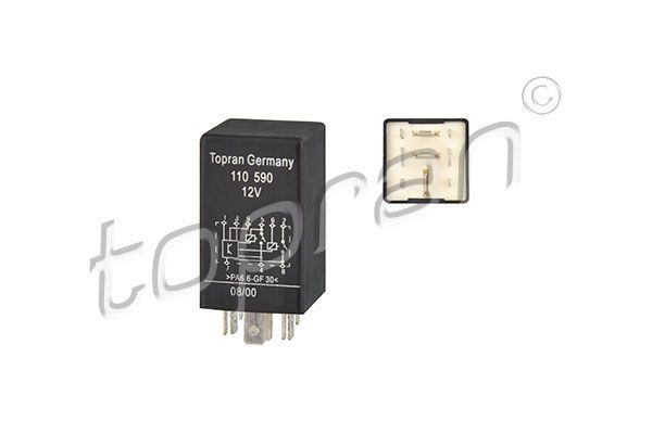 TOPRAN Relä, startmotor 110 590 TOPRAN 110 590 relä, startmotor Lodgy (JS_) pris
