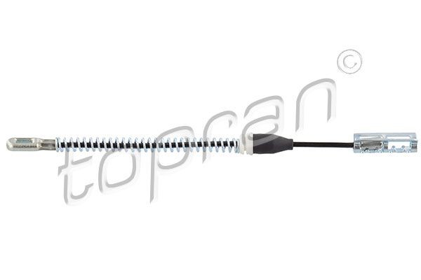 TOPRAN Tautrekk, håndbremse 206 498 Bremsekabel TOPRAN Opel ZAFIRA 206 498