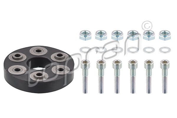 TOPRAN Hardyschijf 400 514 Askoppelingsplaat MERCEDES-BENZ TOPRAN 400 514