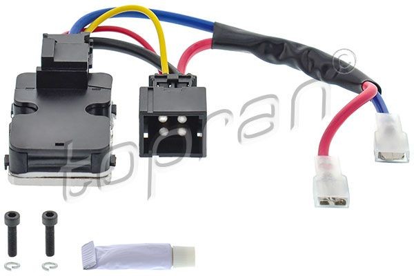 TOPRAN Regulator, kupévifte 401 831 Varmeapparat motstand TOPRAN Mercedes-Benz CLA 401 831