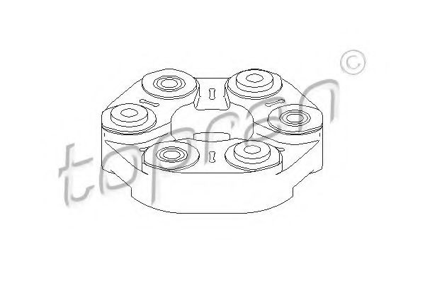 TOPRAN Hardyskive 501 591 501 591 Hardyskive TOYOTA AURIS TOPRAN