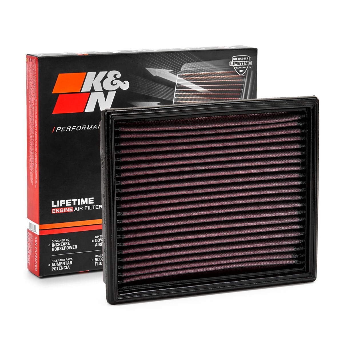 Filtro aria K&N Filters 33-2813 K&N Filters 33-2813 Filtro dell'aria Peugeot 206 2020