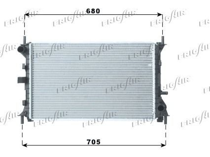 FRIGAIR Radiateur 0105.3048 Radiateur van de motor FRIGAIR GRAND CARAVAN 0105.3048 goedkoop