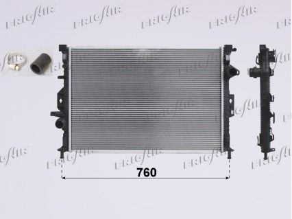 FRIGAIR Radiatore motore 0105.3107 0105.3107 costo Radiatore FORD GRANADA FRIGAIR