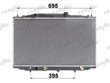 FRIGAIR Køler, motorkøling 0119.3026 Køler FRIGAIR Honda CIVIC 0119.3026