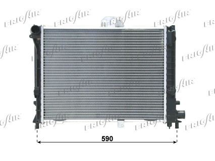 FRIGAIR Radiator, motorkjøling 0122.2070 Radiator motor FRIGAIR Saab 9000 0122.2070