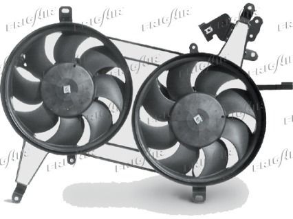 FRIGAIR Radiaatori ventilaator 0504.1222 FRIGAIR 0504.1222 Radiaatori ventilaator Fiat Marea Weekend originaal hind