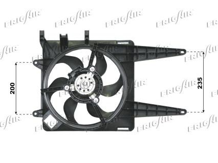 Motoventilateur FRIGAIR 0504.2029 FRIGAIR 0504.2029: Ventilateur radiateur Fiat PALIO 2012