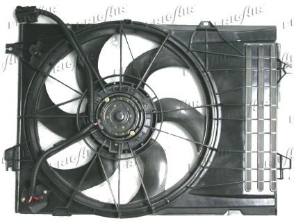 Radiatora ventilators FRIGAIR 0528.2007 FRIGAIR 0528.2007 Radiatora ventilators HYUNDAI TUCSON 2004