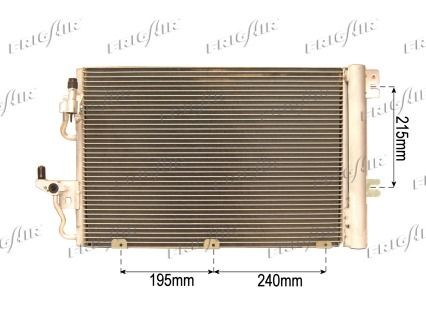 FRIGAIR Kondensaator, kliimaseade 0807.2020 Kliimaradiaator FRIGAIR Opel KADETT 0807.2020