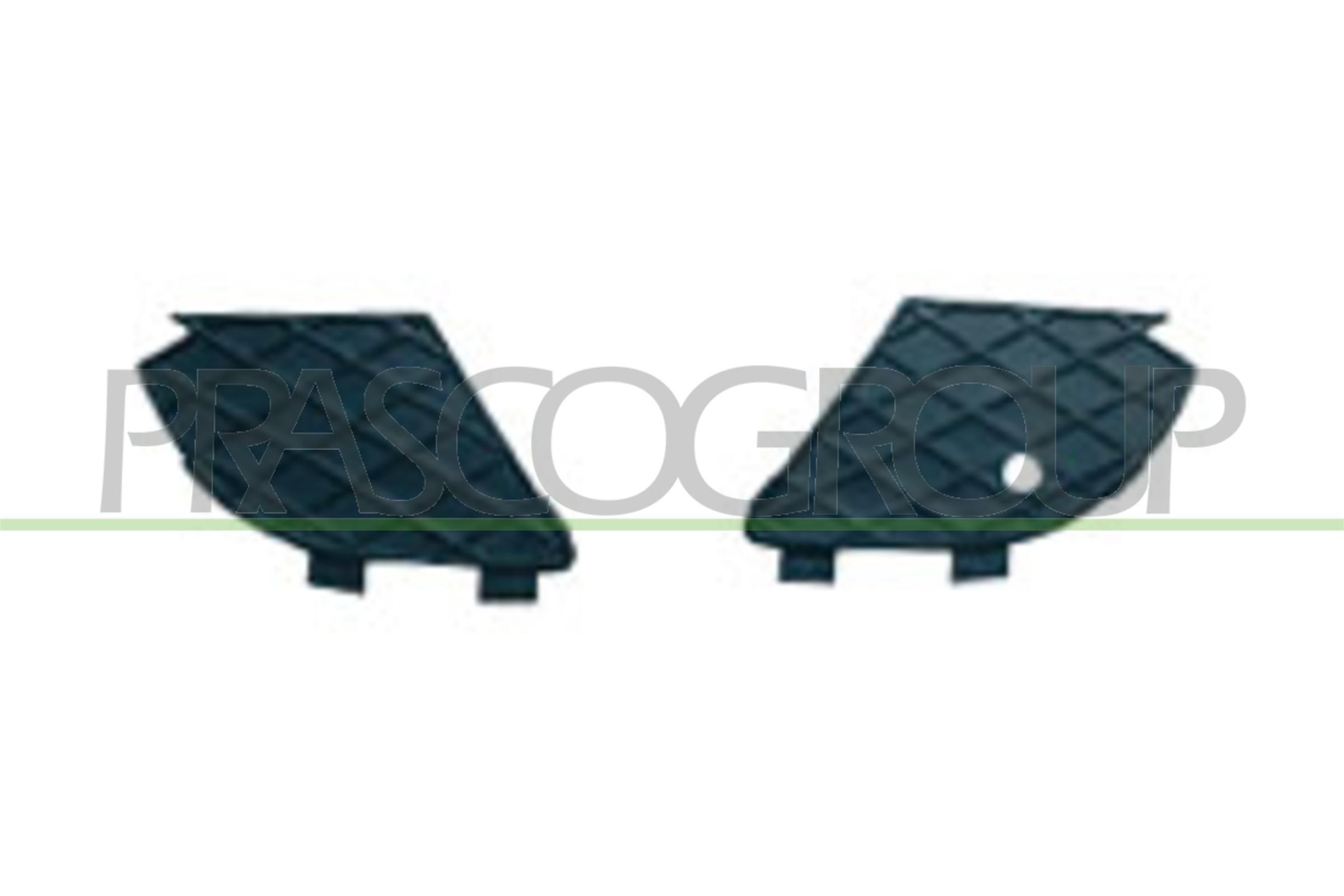 PRASCO Grille de ventilation, pare-chocs ME0372124 Mercedes-Benz Classe M Calandre tuning PRASCO ME0372124