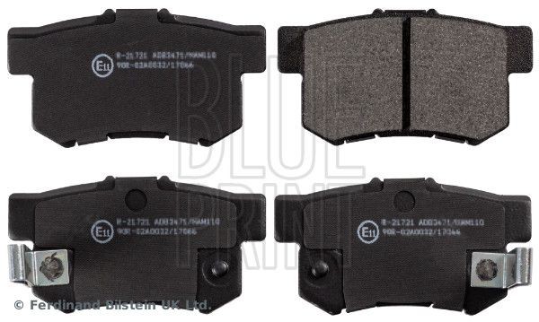 BLUE PRINT Pastilhas de travão ADH24247 BLUE PRINT ADH24247 Pastilhas de travão Honda Stream 1 a um preço acessível