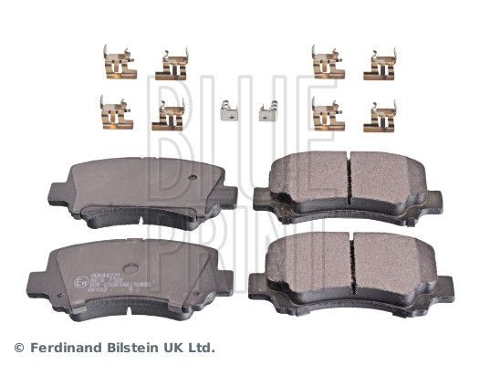 BLUE PRINT Bromsbelägg ADK84221 BLUE PRINT ADK84221 Bromsbelägg DFSK K05 Skåpbil 1.3 78 hk 2013