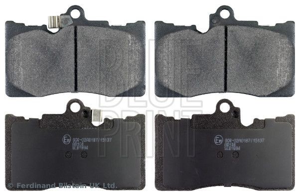 BLUE PRINT Brake pad set ADT342161 BLUE PRINT ADT342161 Lexus GSC 10 rear brake pad replacement