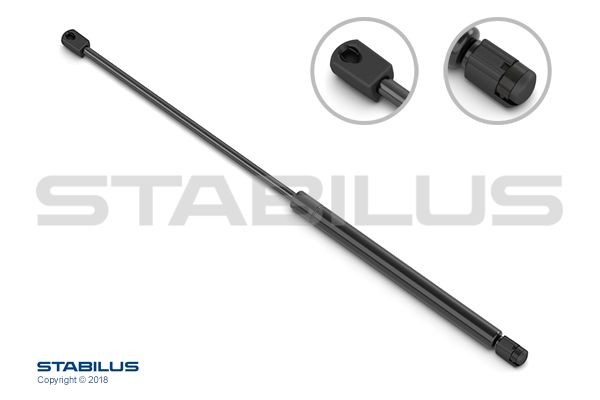 STABILUS Gasfjäder, bakruta 820014 Gasdämpare baklucka Jeep KK 820014 STABILUS