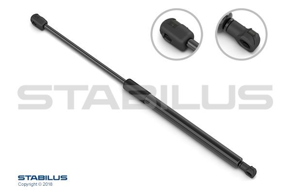 STABILUS Gāzes atspere, Motora pārsegs 873790 STABILUS 873790 orģinālās Gāzes amortizators motora pārsegs Renault Koleos 1 cena