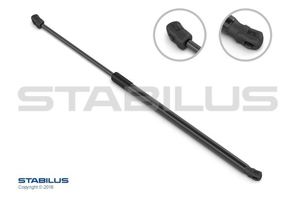 STABILUS Pneumatická prużina, Batożinový / nákladný priestor 717721 STABILUS 717721 Vzpery kufra JEEP CHEROKEE originálne