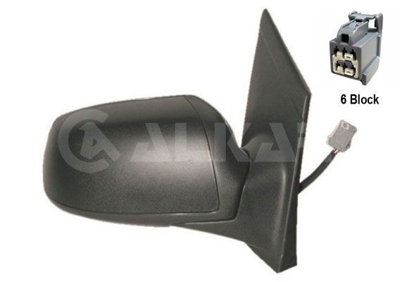 ALKAR Wing mirror 6122400 ALKAR 6122400 FORD Focus Mk2 Box Body / Estate wing mirror replacement cost