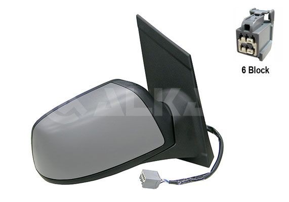 ALKAR Wing mirror 6124400 ALKAR 6124400 FORD Focus Mk2 Box Body / Estate side mirror price