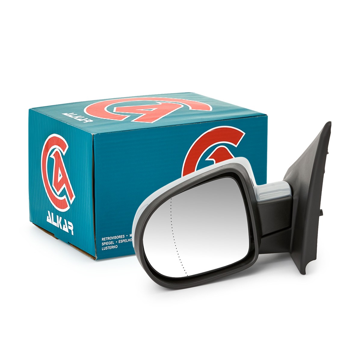 ALKAR Sidespeil 6139176 ALKAR 6139176 Sladrespeil Volkswagen GOLF originale