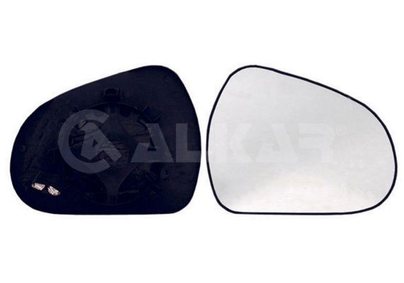Mirror Glass, outside mirror ALKAR 6412284 ALKAR 6412284 PEUGEOT 207 2025 glass for wing mirror price