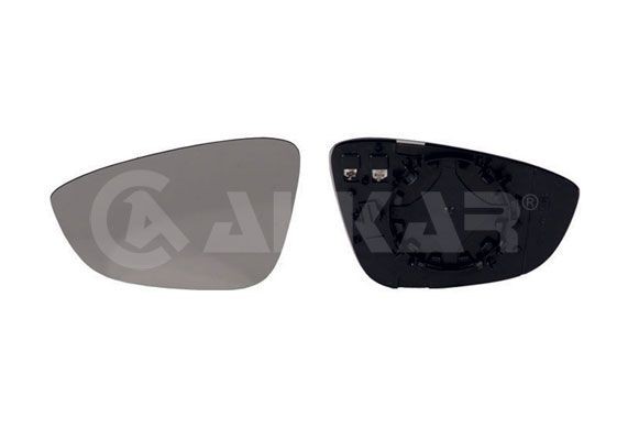 ALKAR Mirror Glass, outside mirror 6431133 ALKAR 6431133 genuine Passat 365 wing mirror glass price